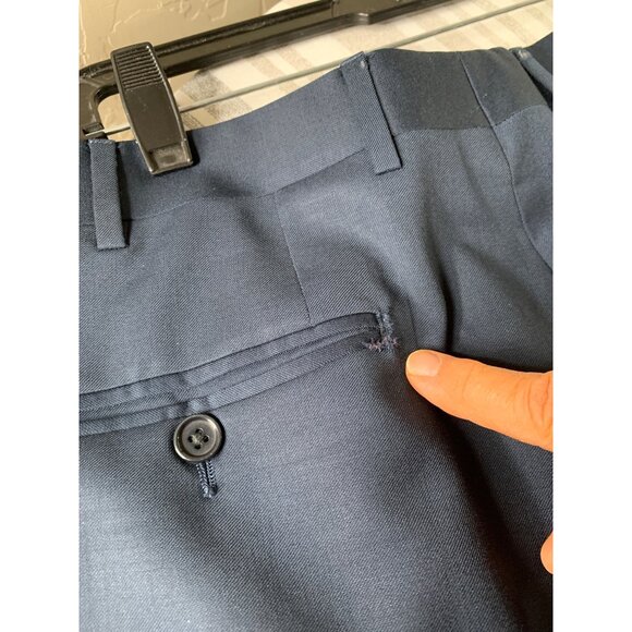 Canali Mens Navy Wool Suit 2-Piece Set 40R Italy L13290/37 Classic - Picture 14 of 16